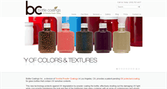 Desktop Screenshot of bottlecoatings.com